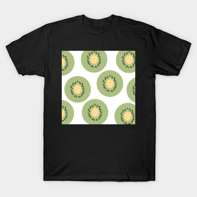 Kiwi pattern T-Shirt by monika27